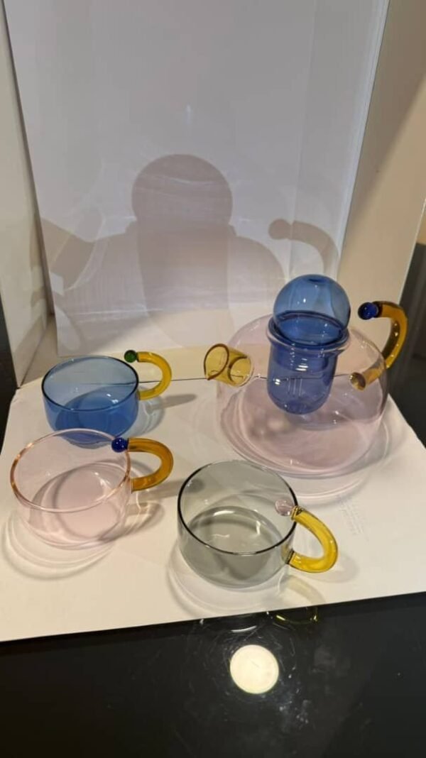 Théière + 6 tasses – Ensemble Élégant 400 ml